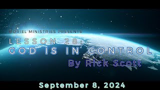 Moriel Kids Lesson 28 God Is In Control Psalm 46 [upl. by Eglanteen]