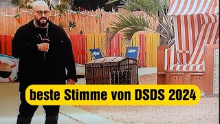 DSDS 2024 Calogero unfassbare schöne Stimme Carusodsds2024 caruso rtl [upl. by Sydel]