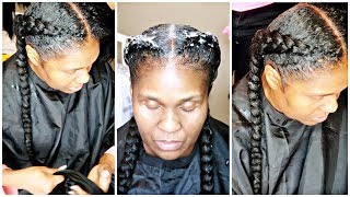 TWO FEED IN BRAIDS Detailed Tutorial  SPRING HAIRSTYLE 2019 [upl. by Su105]