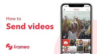 Frameo  How to send videos 🇬🇧 [upl. by Monafo]