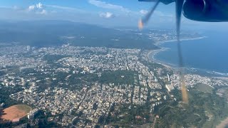 Visakhapatnam International Airport Landing 4K [upl. by Adnalohs]