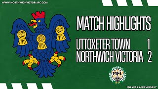 Uttoxeter Town v Northwich Victoria  MFL  10824 [upl. by Harneen142]