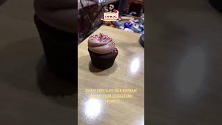 Double Chocolate Milk Birthday Cupcake from Georgetown Cupcakes 🧁 [upl. by Notliw56]