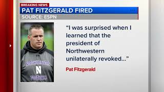 Pat Fitzgerald releases statement to ESPN after being fired from Northwestern [upl. by Nap]