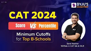 CAT 2024  CAT Score vs Percentile  Understanding the Concept of CAT Marks vs Percentile  BYJUS [upl. by Neelyad176]