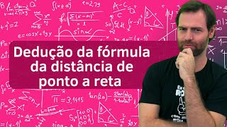 Explicação detalhada da fórmula que nunca é deduzida nas aulas de Matemática geometriaanalitica [upl. by Nnyleitak]