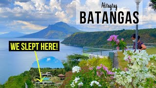 TIERRA CUTA RESORT BATANGAS PHILIPPINES  Staycation Overlooking Taal Lake in Alitagtag Batangas [upl. by Ajnos]