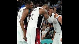 quotParis Olympics 2024 Basketball Final Highlights Steph Curry LeBron amp KD Lead Team USA to Goldquot [upl. by Naira379]