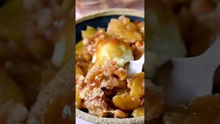 The Best Vegan amp GlutenFree APPLE CRISP no Oats Required [upl. by Ajnos]