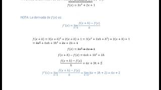 47 Utilice la definición de derivada para hallar fx y fx fx3x22x1 [upl. by Nylitak]