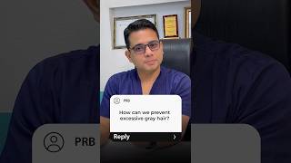 How to Prevent Premature Hair Greying  Learn from the hair transplant surgeon  Dr Jangid [upl. by Nolaf]