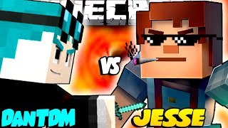 THEDIAMONDMINECART DanTDM VS JESSE  Minecraft Story Mode Season 2 [upl. by Daegal]