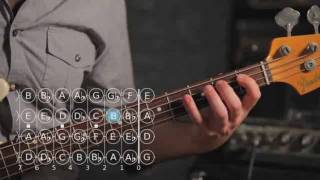 How to Play an F ♯  G Flat Major Scale  Bass Guitar [upl. by Auoz551]