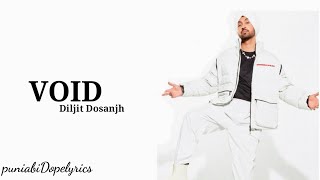 Void  Diljit Dosanjh official song  Moon child Era  New punjabi songs 2021 [upl. by Marder]