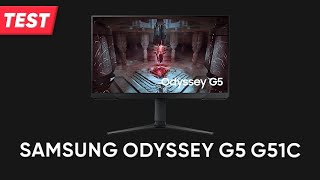 Monitor Samsung Odyssey G5 G51C LS27CG510EUXEN  Test  Deutsch [upl. by Kriss738]