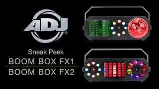 ADJ Boom Box FX1 amp Boom Box FX2 Sneak Peek [upl. by Adlig]