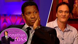 Denzel Washington Confronts Quentin Tarantino About Never Working Together  Jonathan Ross [upl. by Atthia]