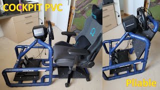 Je fabrique un cockpit de sim racing en PVC [upl. by Eikcim487]