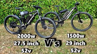 2000w Against 1500w EBike [upl. by Cohin]