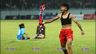 Nepal vs India Highlights ampAll DramasSAFF women’s Football 2024Nepal won the match 42 In penalty [upl. by Tebasile948]