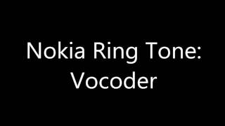 Nokia ringtone  Vocoder [upl. by Olympia]