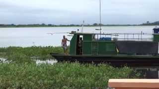 Chalana Típica do Pantanal  Rio Paraguai  Corumbá  MS [upl. by Jaime]