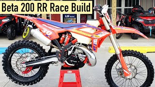 Race Bike Build  2022 Beta 200 RR 2Stroke Motorcycle Full Review amp Walk Around  Beta USA [upl. by Schubert]