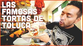 TORTAS DE CHORIZO La Vaquita Negra del Portal en Toluca [upl. by Abdulla]