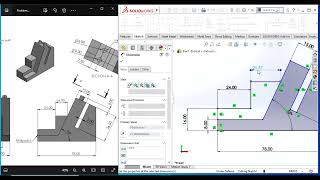 SOLIDWORKS CSWA Section AProblem2 [upl. by Lawson192]