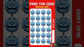 Find the odd emoji🔥🤯 braingames challenge [upl. by Annawak]