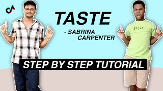 Taste  Sabrina Carpenter EASY DANCE TUTORIAL Beginner Friendly [upl. by Saunders523]