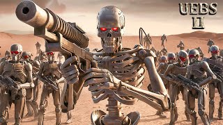 T800 TERMINATOR Defence vs Xenomorphs amp Tripod Forces  Ultimate Epic Battle Simulator 2 UEBS 2 [upl. by Boothman686]