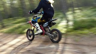 PitBike Stomp KZR140cc Flyby Teaser clip 2016 [upl. by Yebot485]