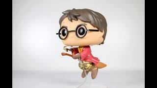 HARRY POTTER ON BROOM Funko Pop review [upl. by Aihsenad]