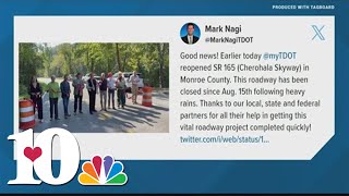 Cherohala Skyway reopens after monthlong closure [upl. by Aihsetal]