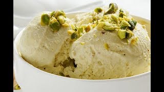 Arabic Ice Cream  البوظة العربية بالفستق الحلبي [upl. by Brenk]