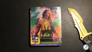 Loki Season 1 Bluray Steelbook Unboxing [upl. by Marten]