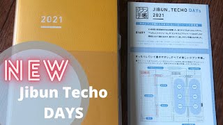 2021 Jibun Techo DAYS Planner and Kokuyo Accessories [upl. by Carilla]