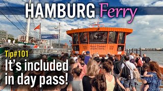 GERMANY Hamburgs Elbe River Ferry Ride A BudgetFriendly MustSee [upl. by Havot35]