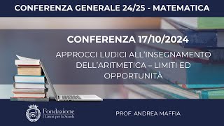 Prof Andrea Maffia  17102024  Conferenza generale 2425  Area Matematica [upl. by Mogerly]