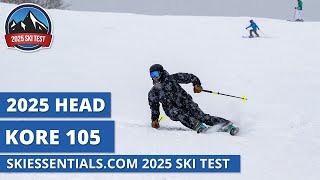 2025 Head Kore 105  SkiEssentialscom Ski Test Review [upl. by Worlock]