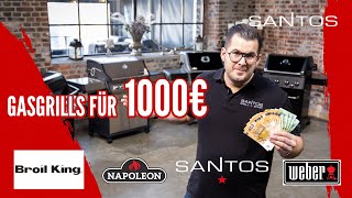 1000€ Gasgrill Vergleich 2023  Napoleon vs Weber vs Broil King vs SANTOS [upl. by Riccardo]