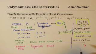 Review Polynomial Characteristics with Test Papers MHF4U [upl. by Ardnalahs619]