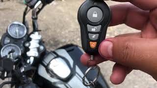 Como Funciona El Control Remoto De La Alarma De La Moto  Audiobahn Rc 200 Italika [upl. by Esikram]