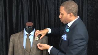 How To Wear A Lapel Flower Pin On Your Suit [upl. by Wiltz]