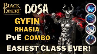 🔔 BDO  Easiest Class Ever  KPipe Boi  Dosa Gyfin Rhasia PvE Combo Guide [upl. by Esiole]