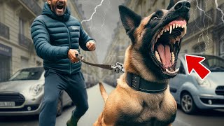 MALINOIS ATTAQUE TOUT  Chiens Voitures Vélos Joggers 🐶🚗🚴‍♂️🏃‍♂️ [upl. by Denison385]