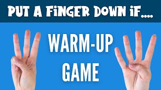 Put A Finger Down Game  Fun Ice Breaker Game [upl. by Eneluqcaj]