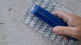 monocouche render onto cement board monocouche plastering renovation [upl. by Zischke]