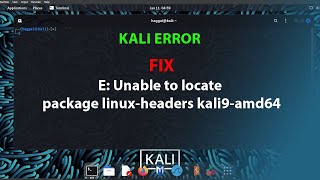 UBUNTU FIX E Unable to locate package linuxheaders kali9amd64 [upl. by Yendyc980]